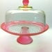 Jennifer this is Your Listing for Shipping Full Size Covered Cake Stand Painted Rose Pink and Cottage Green