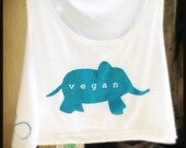 Vegan Elephant Crop Top