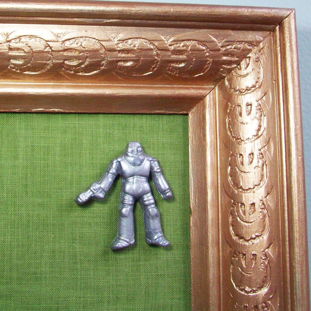 Space Robot Push Pin Alien Push Pins Board Tack Silver Pushpin Gun Thumbtack Sci Fi Office Supplies Thumb Tack