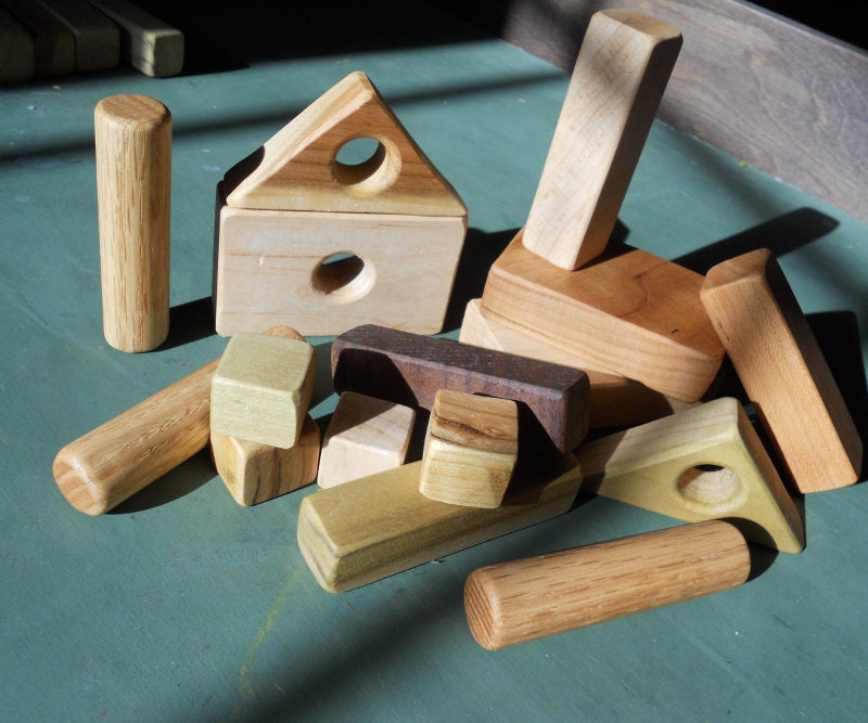 Hardwood Building Block Set (16 pcs.)
