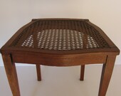 Upcycled Vintage Mahogany Half Chair Decorative Stool