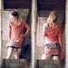 femme warrior long sleeve top. organic bamboo hemp blend. hand dyed colors. 'made to order'
