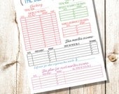 INSTANT DOWNLOAD printable budget planner organizer monthly diy pdf jpeg template family budget