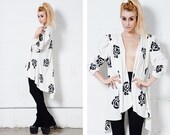 x / / White Floral Jacket O/S / / x