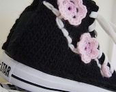 Cherry Blossom Knit Chucks