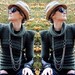 Olive green military elegant women eco green fashion fashion summer hand knit sweater, modern triangle geometric origami /Khaki Chic 2/