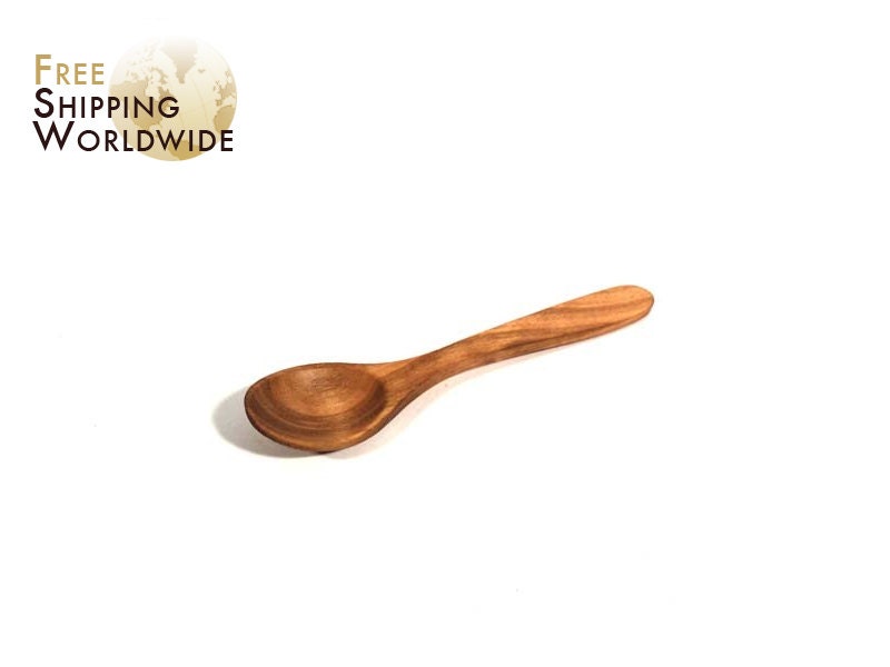 Wooden Spoon for Deserts or Kids - Children Small from Cherry wood