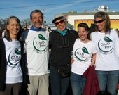 GMOFJC Long Sleeve Mens or Womens- Organic Cotton- White- S,M,L,XL,2XL- Stop Monsanto- Profits Donated to GMOFJC