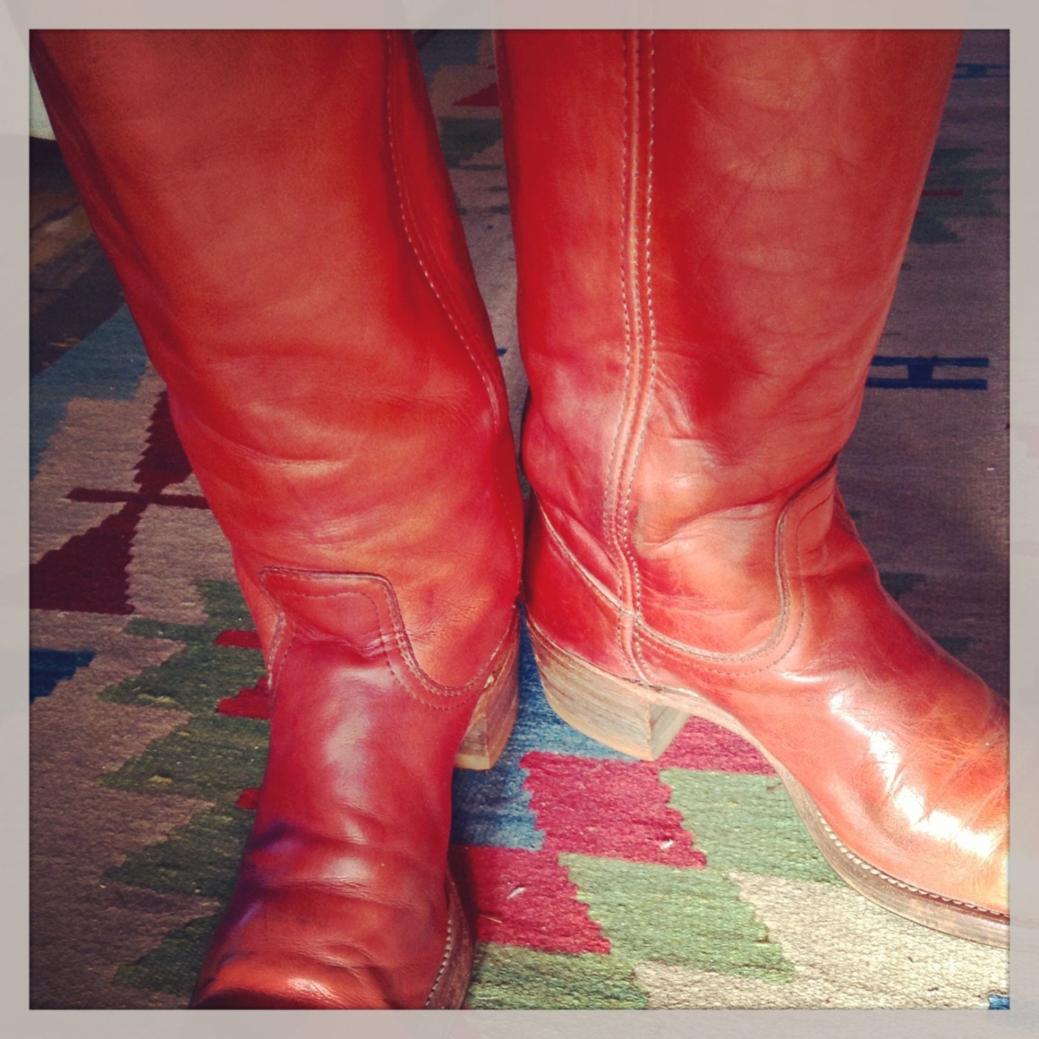 Frye Leather Campus Boot Size 6