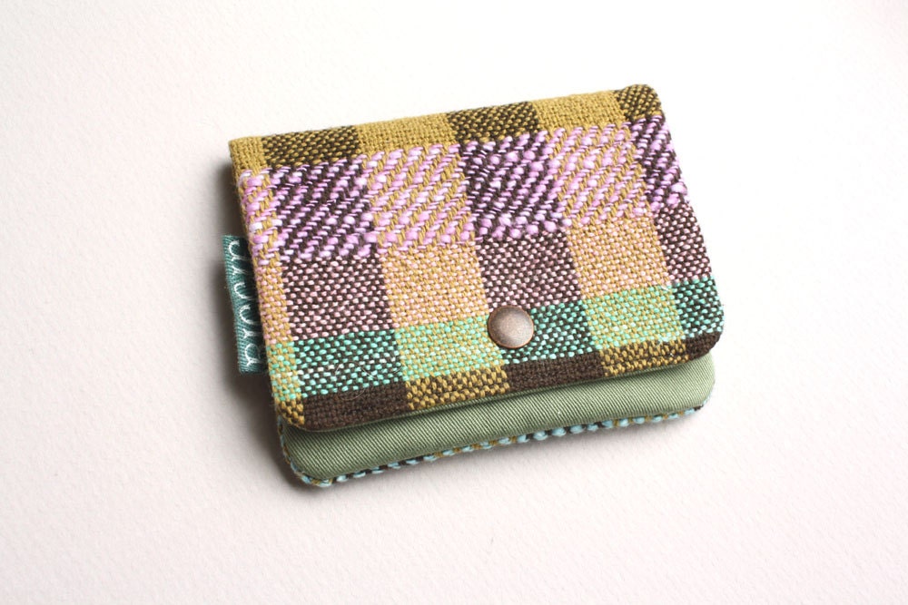 Lil' Pouch - Handwoven Brown Multi