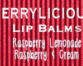 Berrylicious Lip Balm Twin Pack (Raspberry Lemonade and Raspberries and Cream)