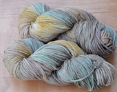 Hand Dyed Merino Wool Worsted Weight Yarn - Mountain