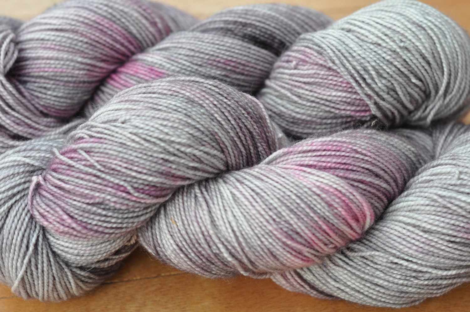 Hand Dyed BFL/Nylon Superwash Sock Yarn - Calmly