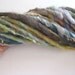 Handspun Yarn - Art Yarn - Thick & Thin - Hand Dyed - Super Bulky Single - Todd Lake  - 36 Yards