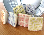 Set of 4 Simple Square Drawer Pulls