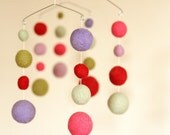 Frog Prince - Eco Friendly - Natural - Felted Wool - Baby Mobile