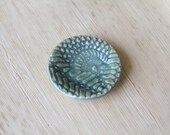 Blue Green Porcelain Clay Trinket Dish