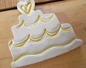 Wedding cake ornament