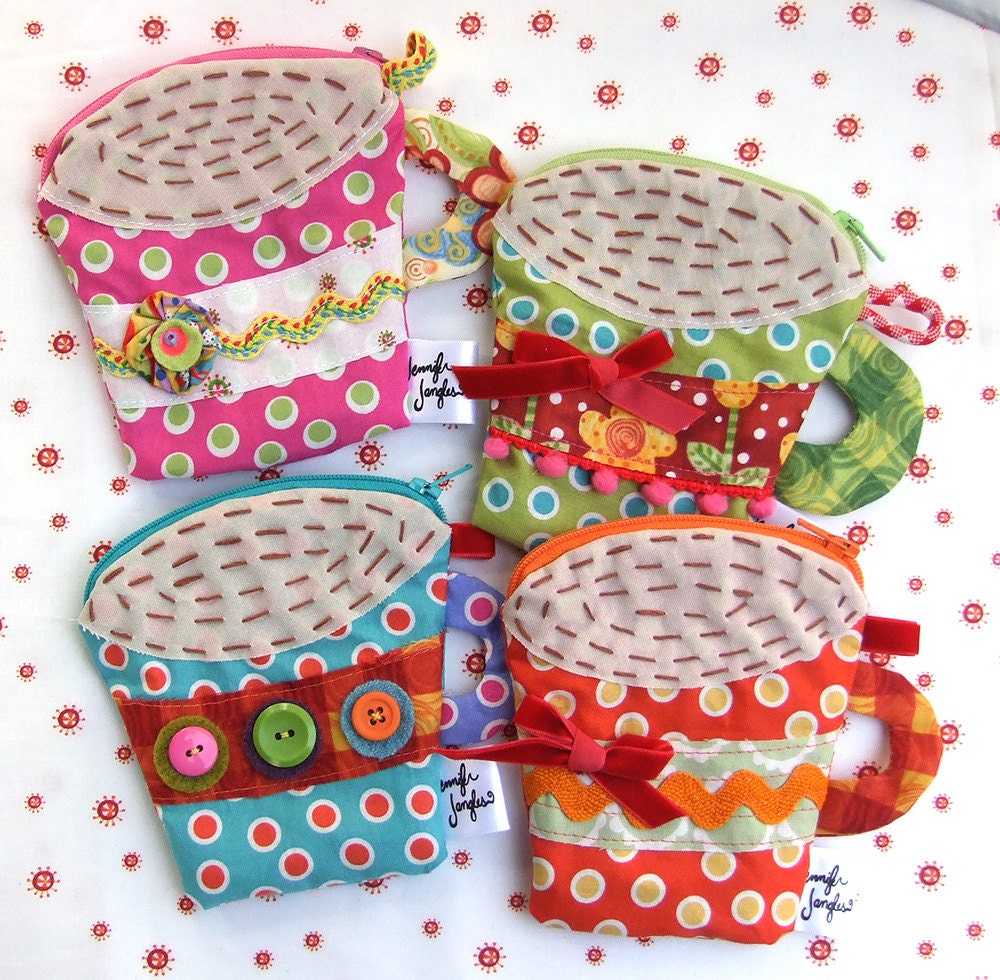 PDF Jennifer Jangles Coffee Zip Sewing Pattern