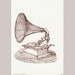 Phonograph - Limited Edition of 25 - One Color Screen Print - A5 - Artwork by Karl Addison
