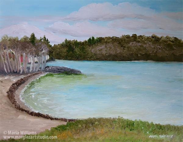Sunapee Afternoon /   Original Oil by Maria Williams