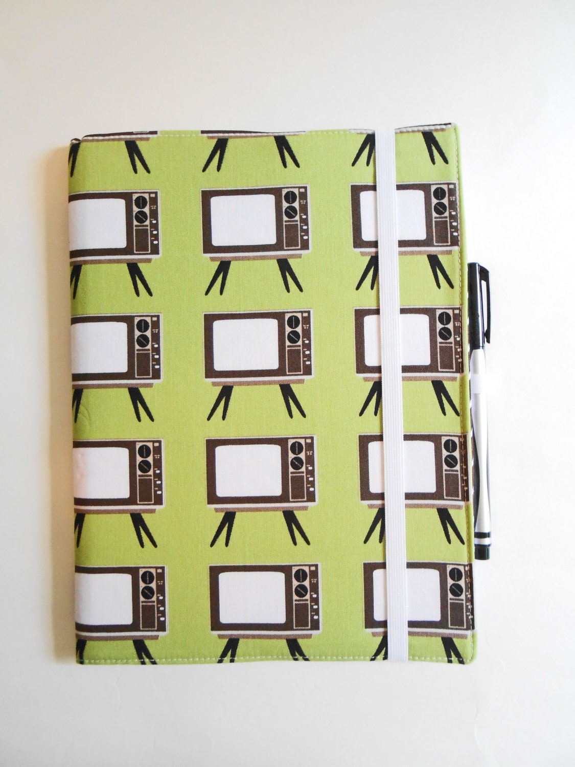 Journal Cover / Notebook Cover / Fabric Journal Cover--- T.V
