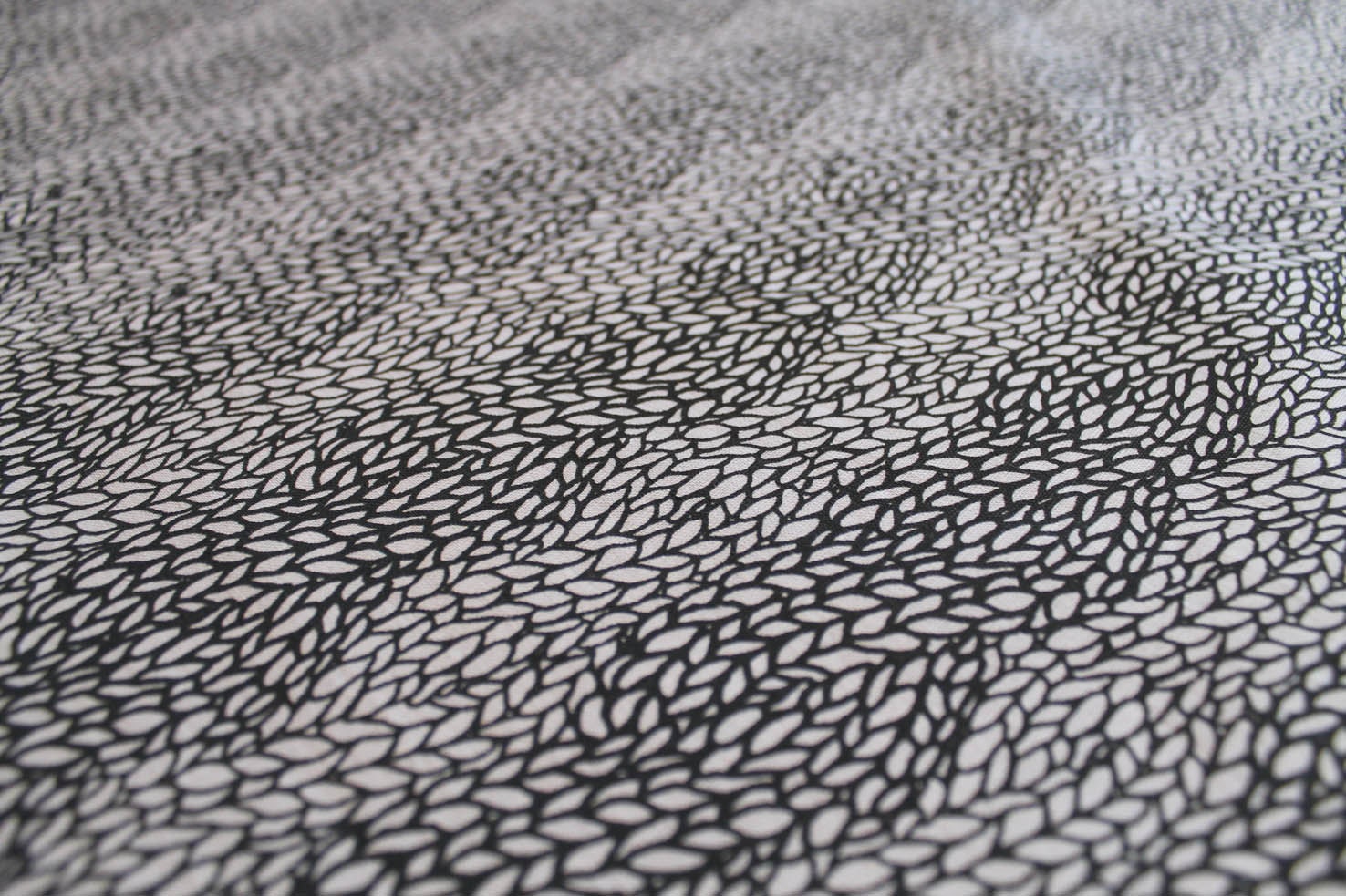 NEW Cable Knit in Grey on White
