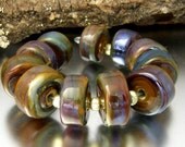 KILLERBEEDZ1 - Rich Organic Beauty - 11  Lampwork Barrel Beads