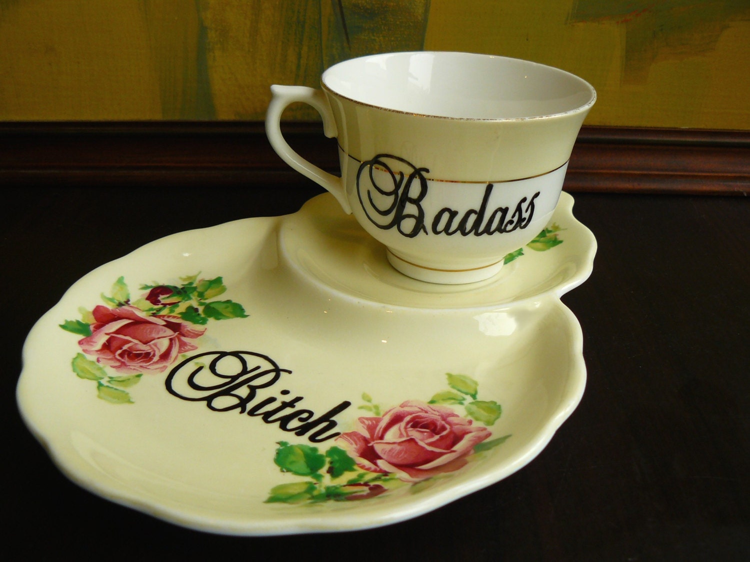 Badass Bitch breakfast set