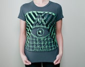 Double Pyramid Evil Eye Tee (women's fit)