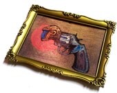 Snub Nosed Monkey Revolver - Framed Art Print with original details