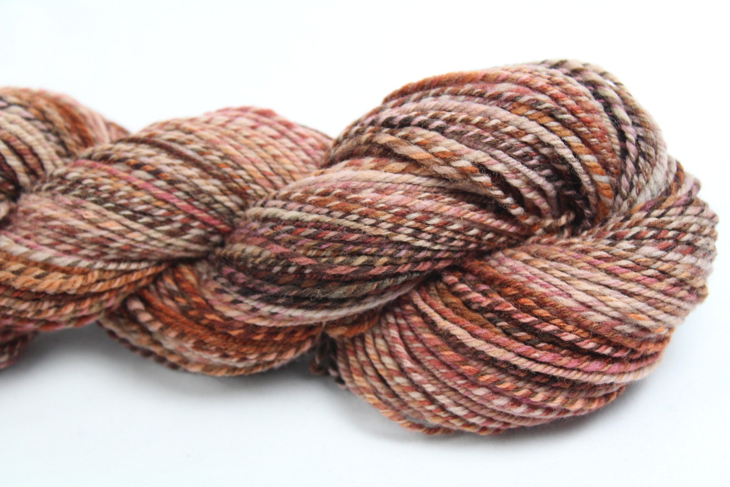 Andromeda Targhee Handspun Navajo Plied DK Weight Yarn- 243yds