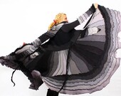 Reconstructed Sweater Coat TUTORIAL by Katwise - Shades of Gray
