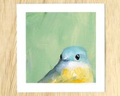 Will You Please Put Down That Us Magazine And Listen To Me - bird 5 x 5 FINE ART PRINT
