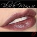 New-Black Magic Mineral Lip Gloss (Sheer Black w/ multi colored shimmer sparkle) Lacquered Up Full size wand