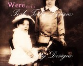 1910 The Way We Were Edwardian Vintage Postcard Digital Download Printable Images (PC28a)