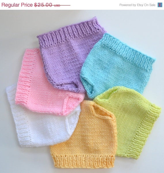 SALE 1 Newborn Boy Girl Baby DiapeR CoveR PhoTo ProP MusT HavE Unigender EASTeR SPRiNg SuMmer PaSTeLs Pick Any Color KNiT to ORDeR Take Hom