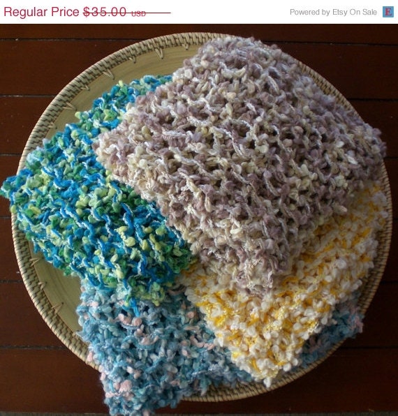 SALE 1 BaBY Boy Girl MiNI BlaNket Newborn PHoTo PRoP approx 20 x 20" Soft NuBbly Knit TEaL BLuE Lime MiX Unigenger Pad ReAdy to SHiP