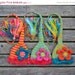 SALE 1 Newborn GiRL Hat Baby PHoTO PRoP FLoWer PoWer Munchkin Multicolor Stocking Cap FuZzy Brim FaT Tassel PiCk YoUr CoLORs Knit to Order
