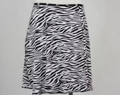 Snap Around Skirt "Zebra"
