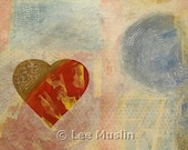 Endless Love - valentine heart original acrylic painting
