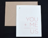 Valentine's Day or Anniversary Love Equation Card
