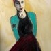 Jade A  Painted Lady 20 minute original portrait painting