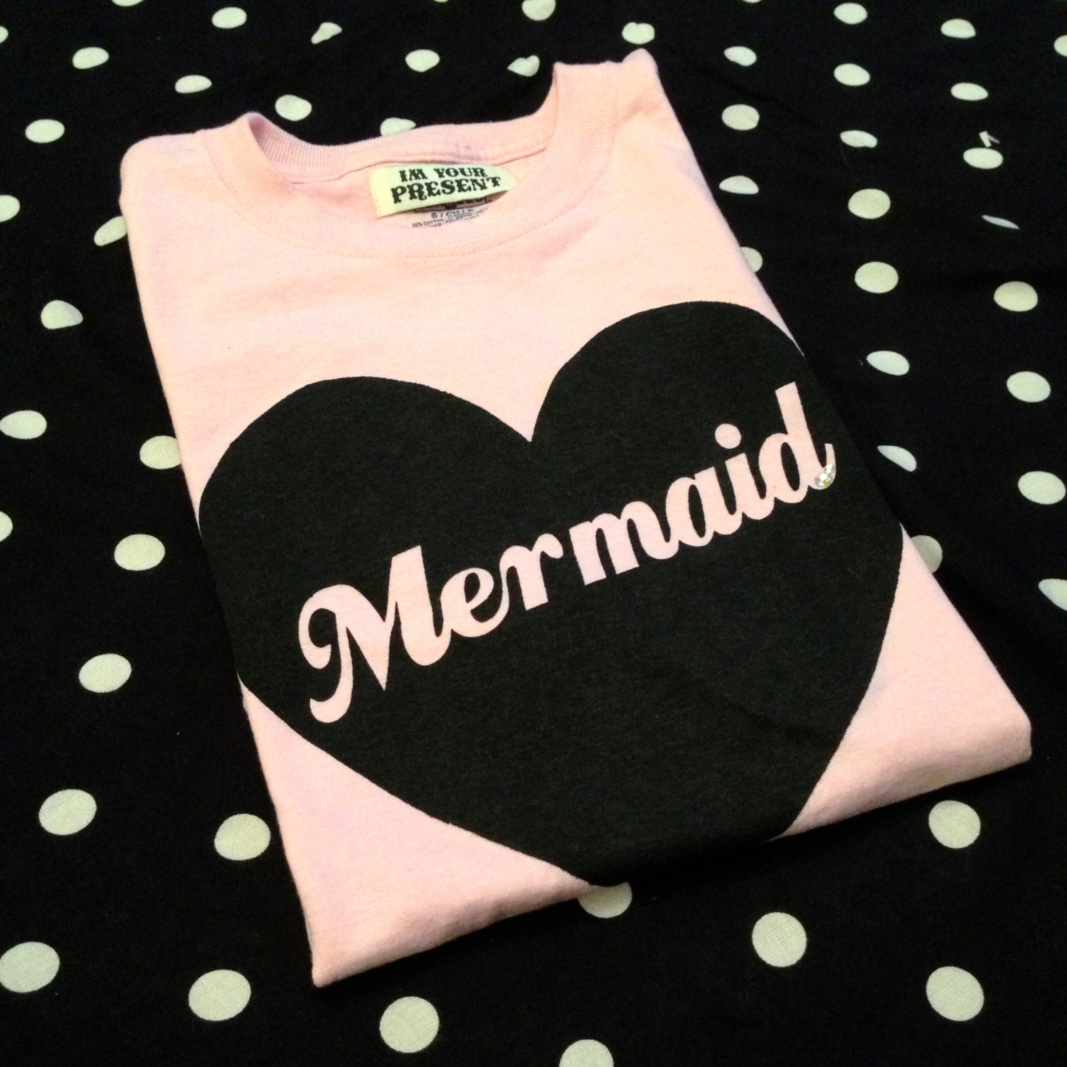 Oversized Pink MERMAID shirt in size S, M, or L