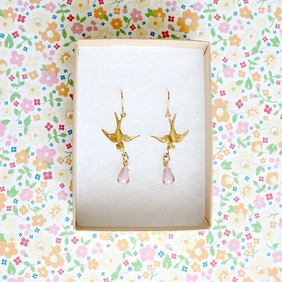 Little Bird Charm Earrings