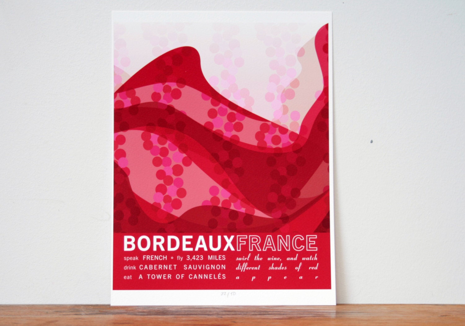 Bordeaux France Travel Poster
