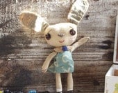 Trish Bunny, cloth doll, prim doll