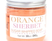 Orange Sherbet Sugar Whipped Soap