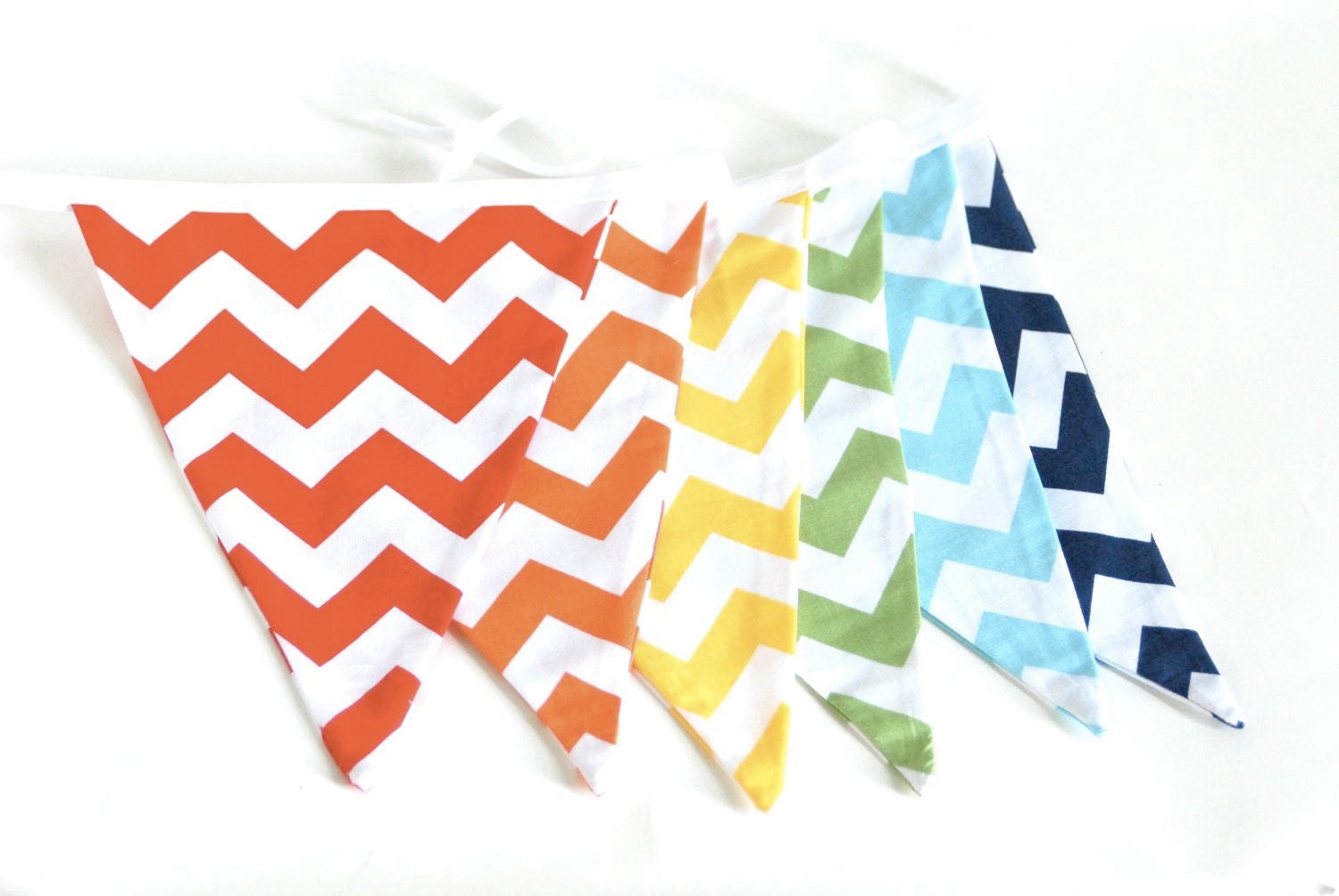 Reusable Party Childrens Rainbow Garland Chevron Bunting Decoration Nursery Kids Room Decor