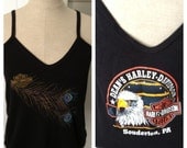 Vintage 80s Harley Davidson Motorcycle Tank top